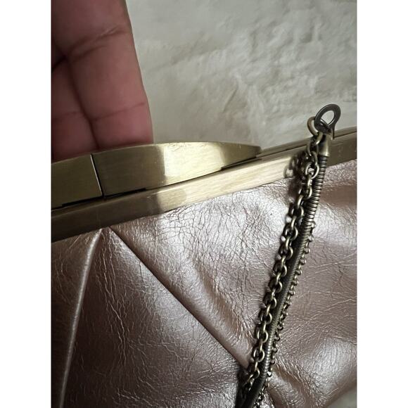 hobo international Women’s Clutch Handbag Champagne Gold Brown - Picture 13 of 16